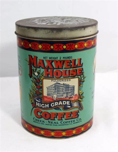 Vintage Maxwell House Coffee Tin 